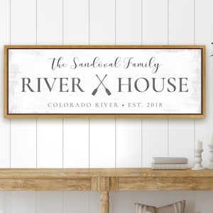River Signs Personalized | Welcome To The River House Sign | Custom River Signs | Personalized River House Sign | River Signs