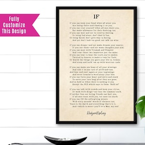 If By Rudyard Kipling | Rudyard Kipling If