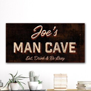 custom man cave sign