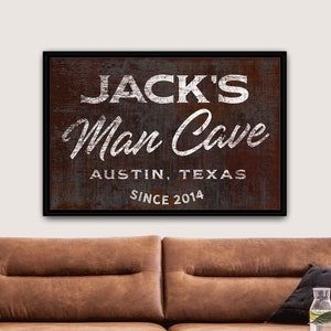 Personalized Man Cave Signs