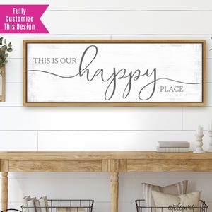 This Is Our Happy Place Sign | Our Happy Place Sign | This is Our Happy Place