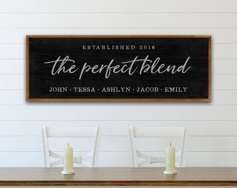 Personalize The Perfect Blend Sign