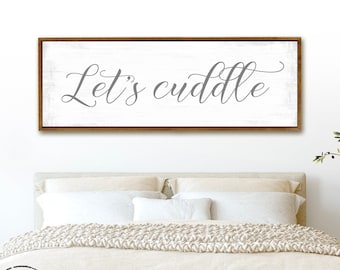 Let's Cuddle Sign