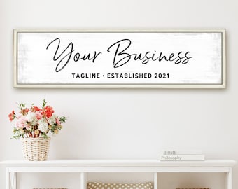 Custom Signs for Business | Company Logo Signage | Company Decor | Restaurant or Business Wall Art, Make Logo for Business