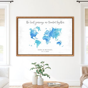 Wedding Guest Book Alternative Map | Map Wedding Guestbook | Wedding Guestbook Sign | World Map Guest book