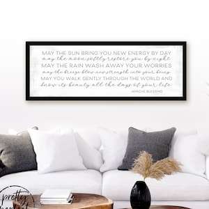 Apache Blessing Wall Art | Apache Wedding Blessing | Apache Wedding Prayer | Apache Prayer