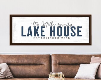 Custom Lake House Sign | Lake House Decor | Lake House Sign Personalized | Lake Life Sign | Lake House