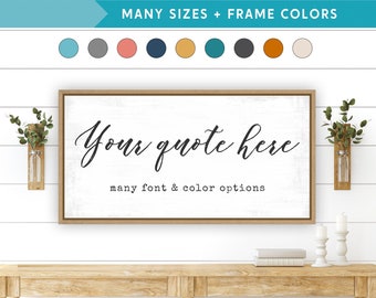 Custom Signs with Quotes | Custom Quote Signs for Home | by Pretty Perfect Studio