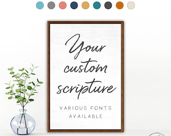 Ten Commandments Canvas Wall Art | The Ten Commandments Print | 10 Commandments Sign