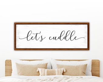 Let's Cuddle Sign | Let's Cuddle