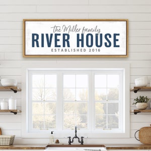 Personalized River House Sign | River House Signs