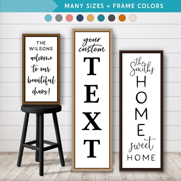 Custom Vertical Wall Signs