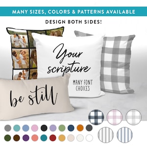 Personalized Pillow Christian Wedding Gifts, Custom Bible Verse Give it to God and Go to Sleep Pillow Christian New Home Housewarming Gift