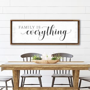 Family Is Everything Sign | Family Is Everything Wall Art | Family Is Everything