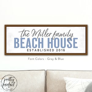 Personalized Beach House Sign | Beach House Decor | Beach House Gift | Custom Beach House Sign | Beach House