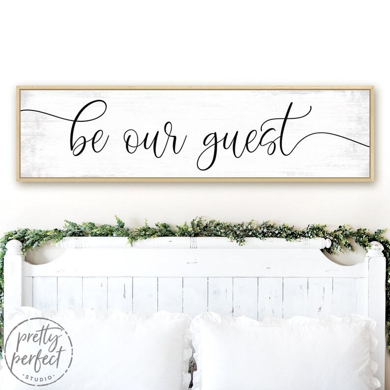 Be Our Guest Sign IV