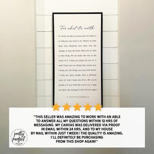 Custom Quote Canvas Signs: Personalized Wall Art Decor afbeelding 9