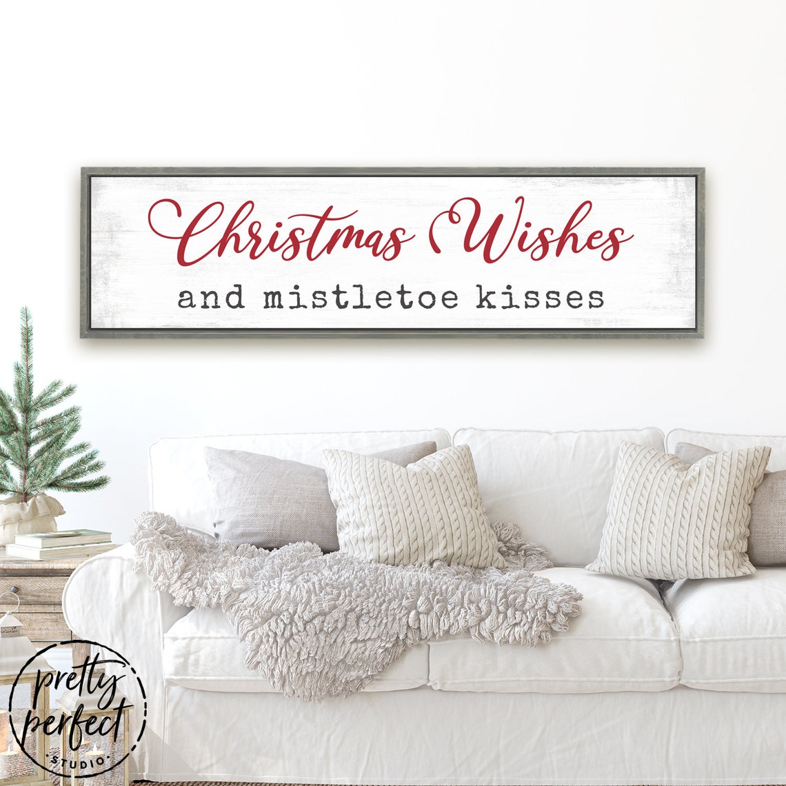 Large Christmas Sign Christmas Canvas Christmas Wall Art | Etsy