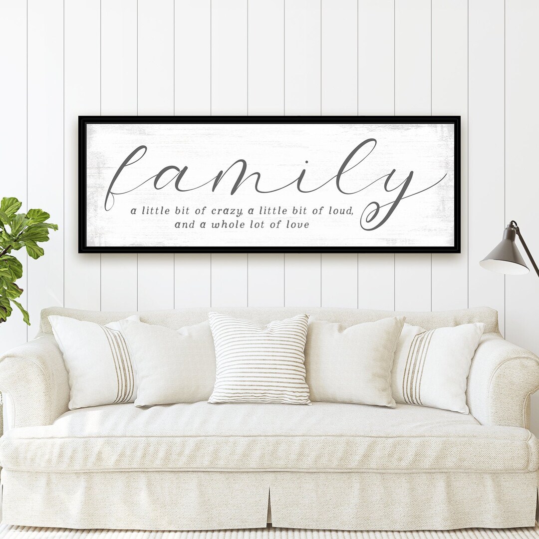 Family a Little Bit of Crazy a Little Bit of Loud and a Whole - Etsy