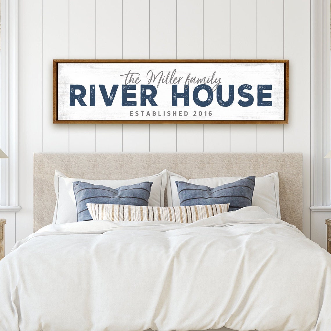 Personalized River House Sign River House Signs Etsy
