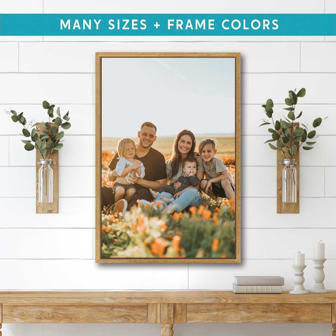 Custom Canvas Photo Print My Photo on Canvas, Personalized Wall Art