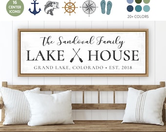 Personalized Lake House Signs for the Lake Home