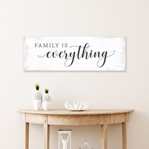 Family is Everything Sign Family is Everything Wall Art Family is ...