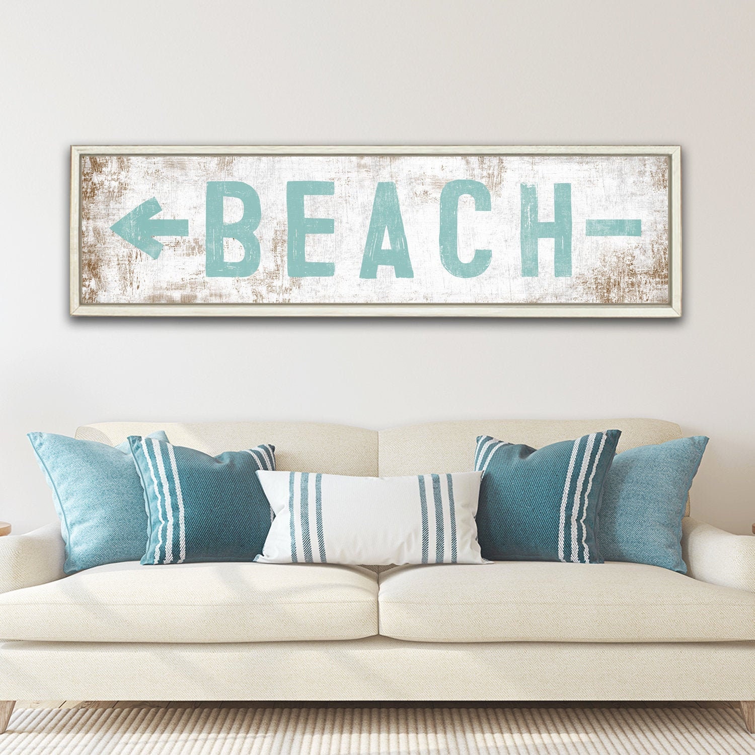 Beach Sign With Arrow Beach Arrow Sign Beach Arrow | Etsy