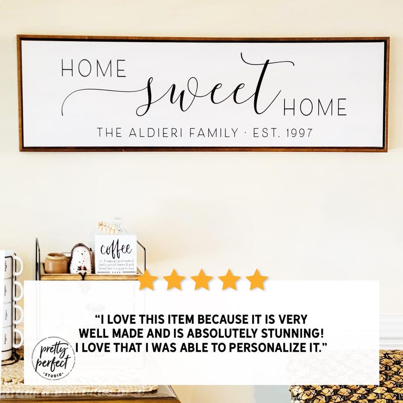 Personalized Wall Art for Her, Custom Signs, Personalized Canvas Wall Art | PrettyPerfectStudio image 20