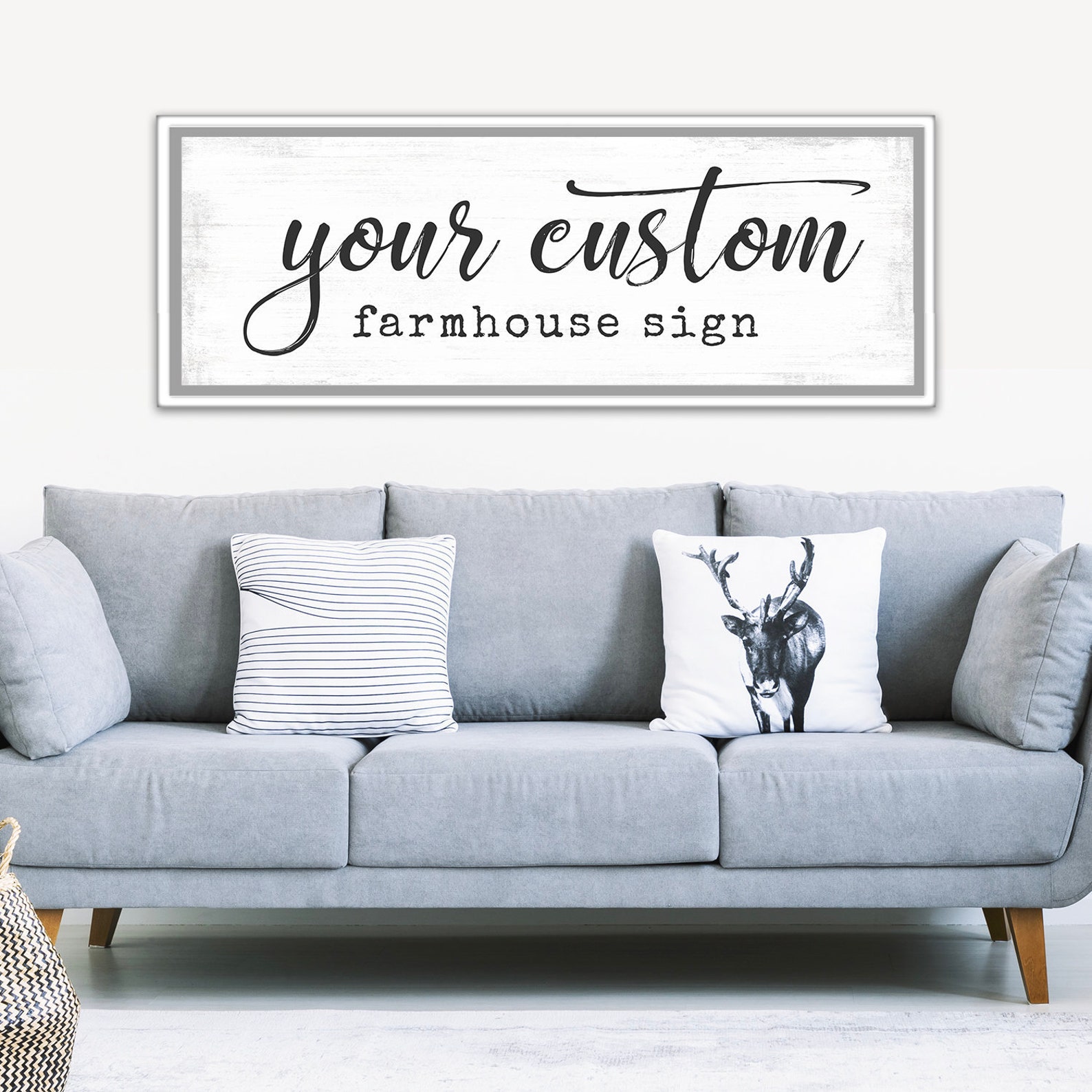 Custom Farmhouse Signs Etsy