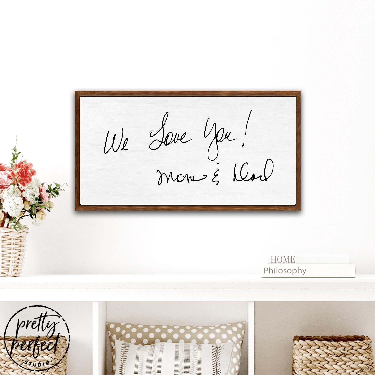 Personalized Handwriting Memorial Gifts For Loss of Mom or Dad 