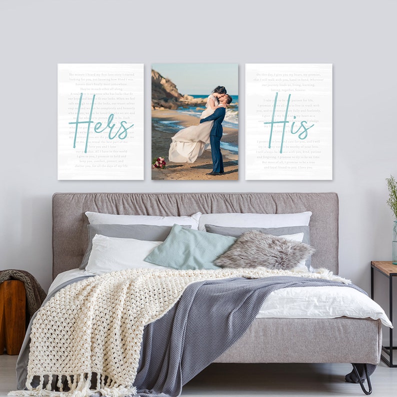 Wedding Vows Canvas Vows on Canvas Wedding Vows Framed Etsy