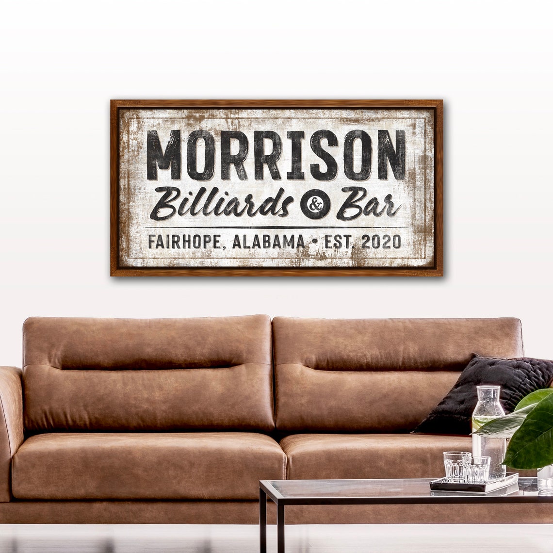 Custom Billiard Sign Pool Table Sign Billiards and Bar Etsy