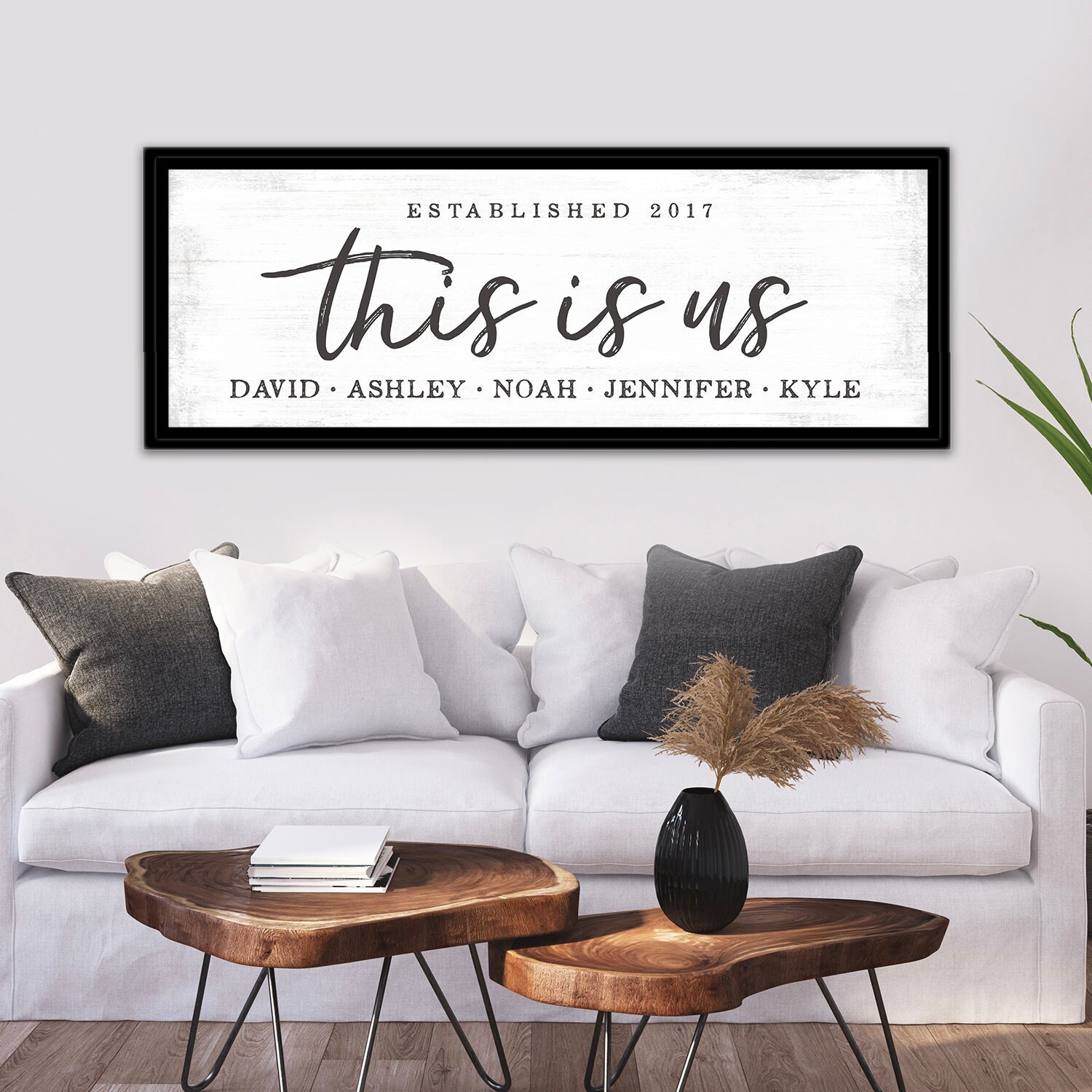 This Is Us Personalized Sign This Is Us Sign Customized Etsy