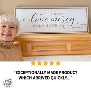 Customer product review for custom bible verse by Pretty Perfect Studio