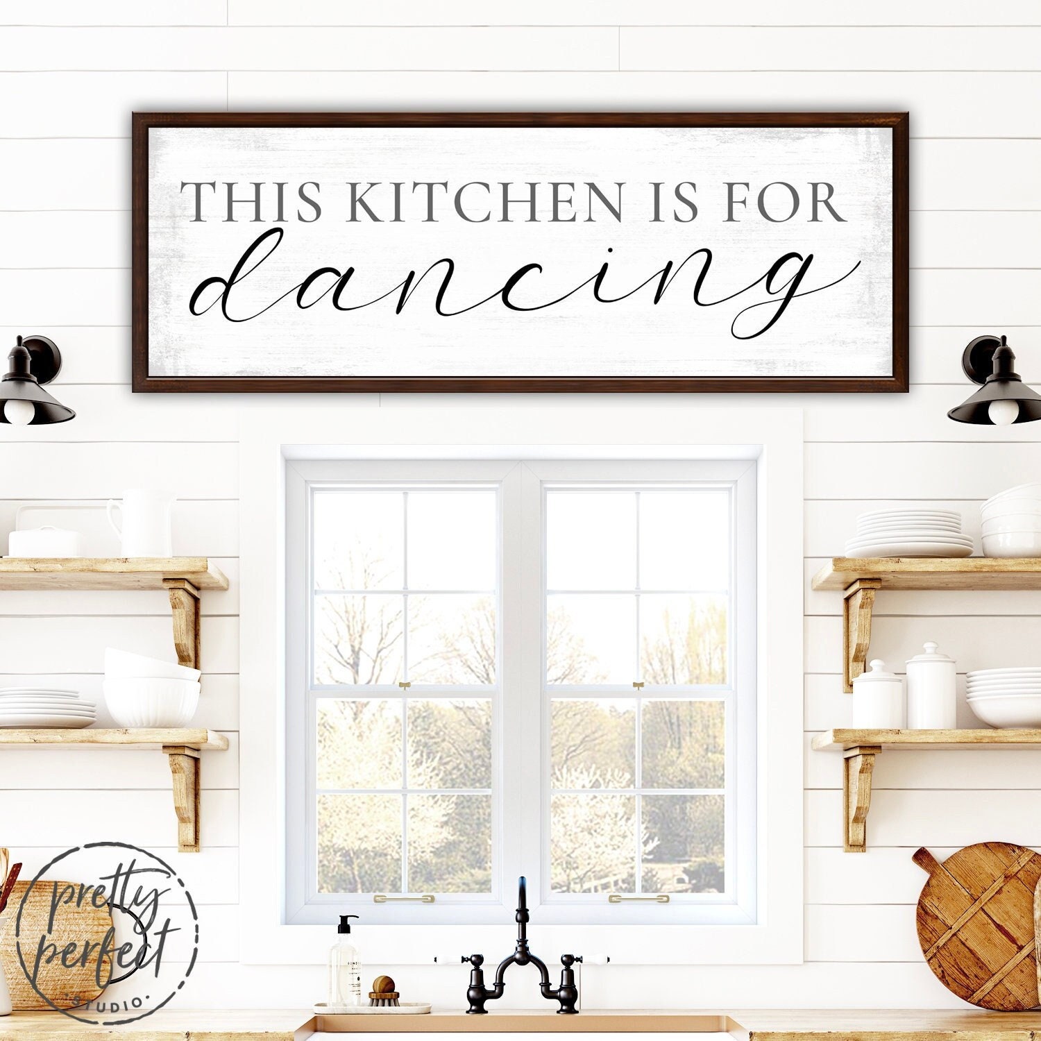 JennyGems Funny Kitchen Signs, This Kitchen is for Dancing, 6x13