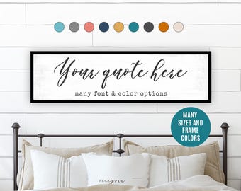 Master Bedroom Wall Art Over the Bed, Bedroom Signs Above the Bed, Guest Bedroom Art, Over the Bed Signs