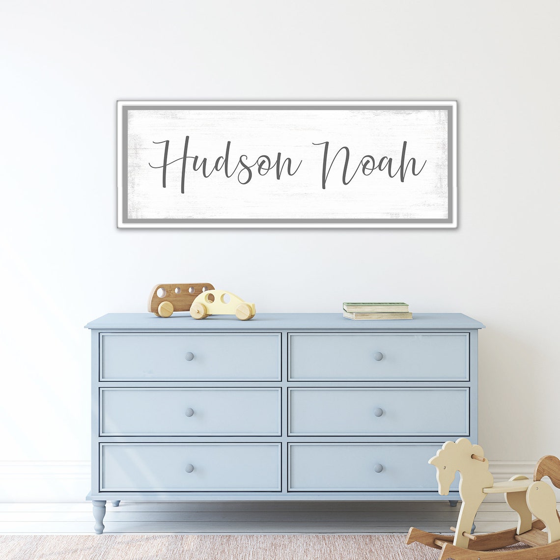 Personalized Baby Boy Nursery Name Sign Etsy