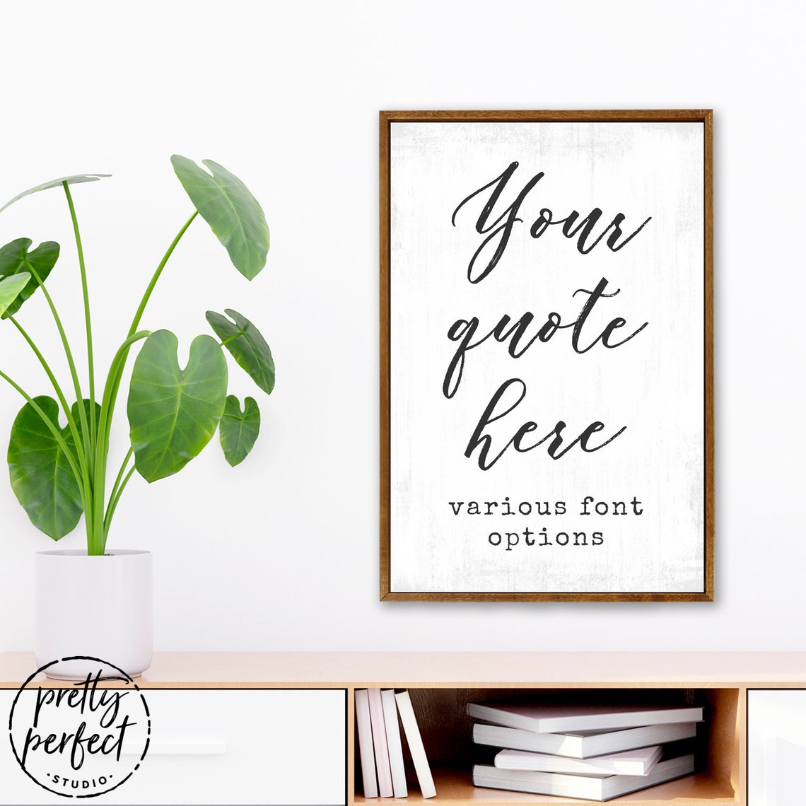 Create Your Own Custom Canvas Quote Sign Personalized Etsy
