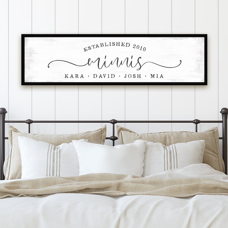 personalized family sign