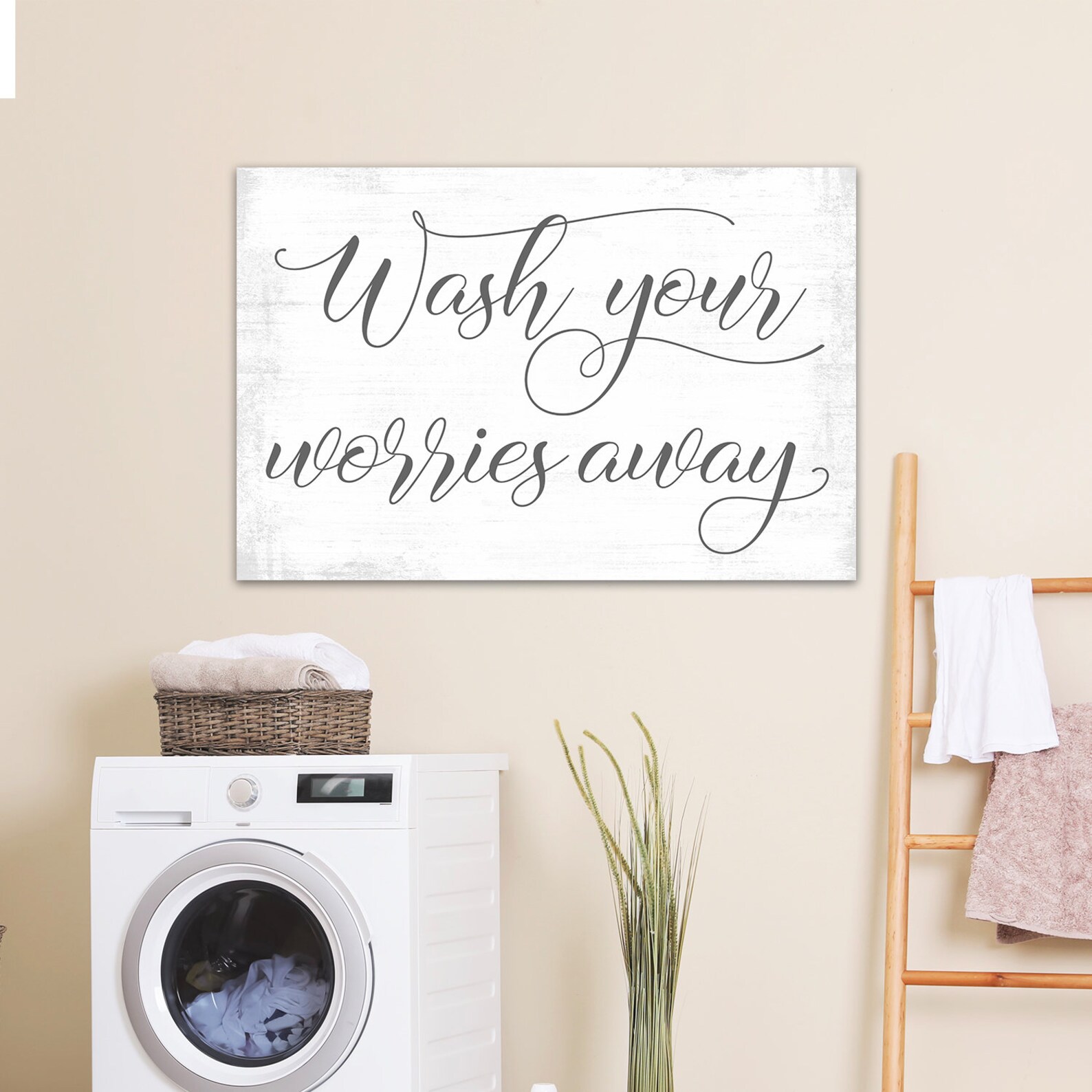 Wash Your Worries Away Sign | Wash Your Worries Away Wall Art - Etsy