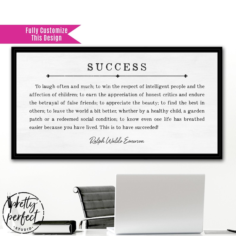 Ralph Waldo Emerson Success Laugh Often And Much Quote, What Is Success Poem by Ralph Waldo Emerson image 1
