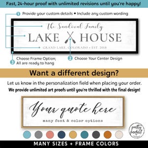 River Signs Personalized | Welcome to the River House Sign | Custom ...