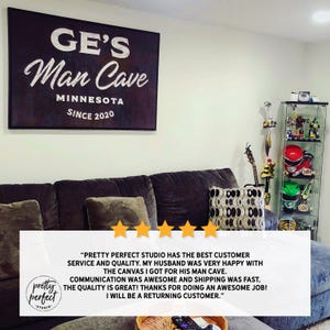 Man Cave Sign Personalized image 2