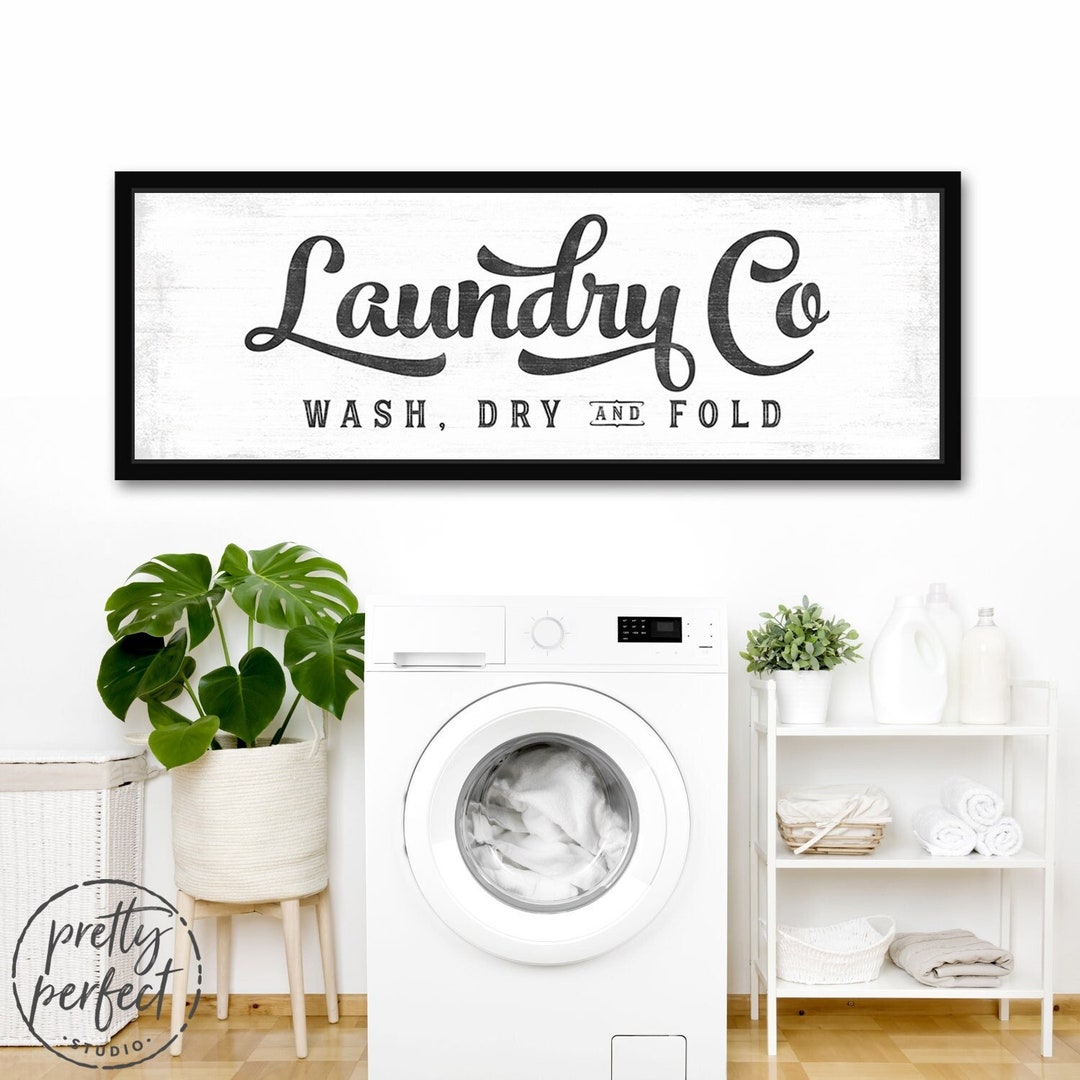 Laundry Co Sign - Etsy