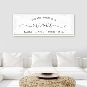 family name sign