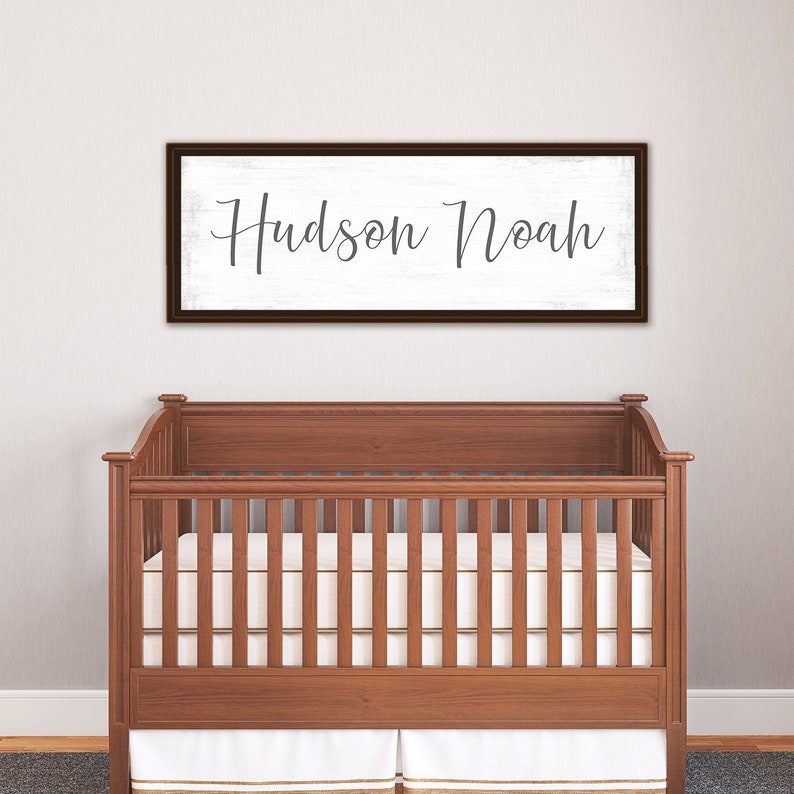 Personalized Baby Boy Nursery Name Sign Etsy