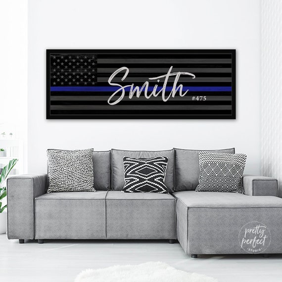  Police Officer Gifts for Him, Police Gifts for Men, Thin Blue  Line Police Flag Blanket 50x60, Police Academy Graduation Gifts, Best Gift  for Policemen, for Police Officers : Home & Kitchen