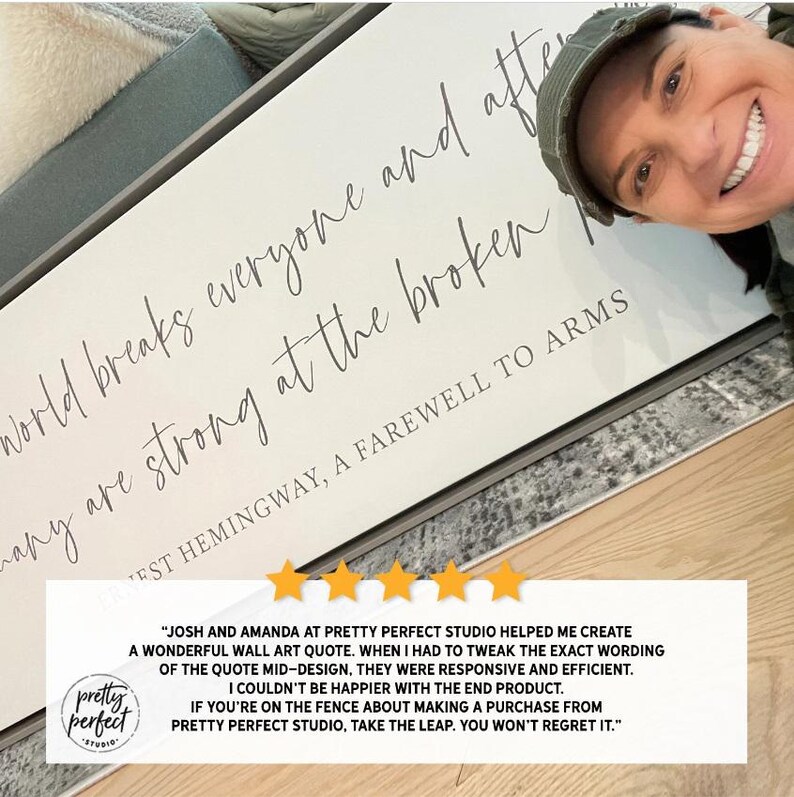 Custom Quote Canvas Signs: Personalized Wall Art Decor afbeelding 8