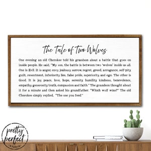 The Tale Of Two Wolves
